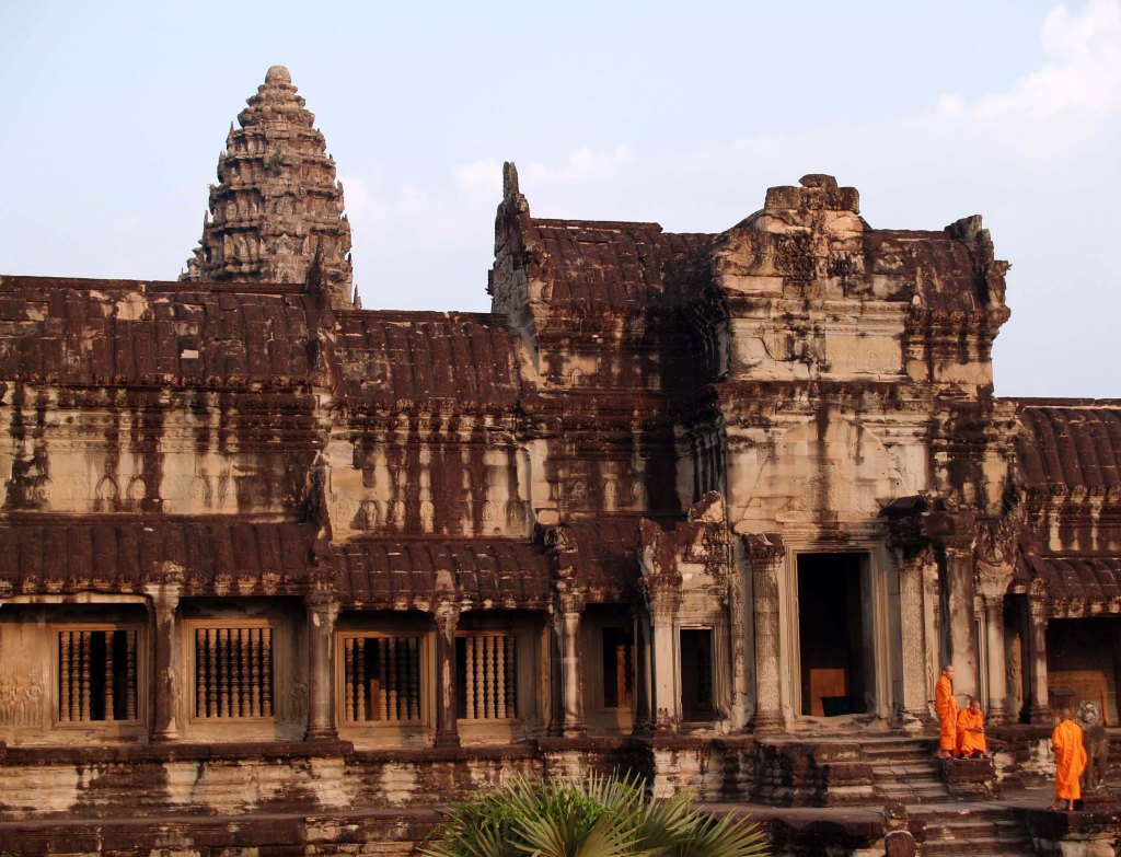 Buddhist Monks at Angkor Wat