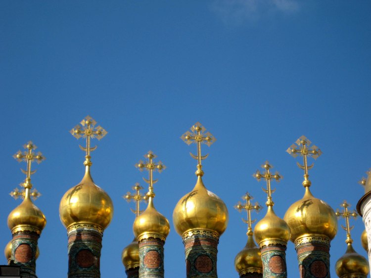 Kremlin Orthodox Church onion domes