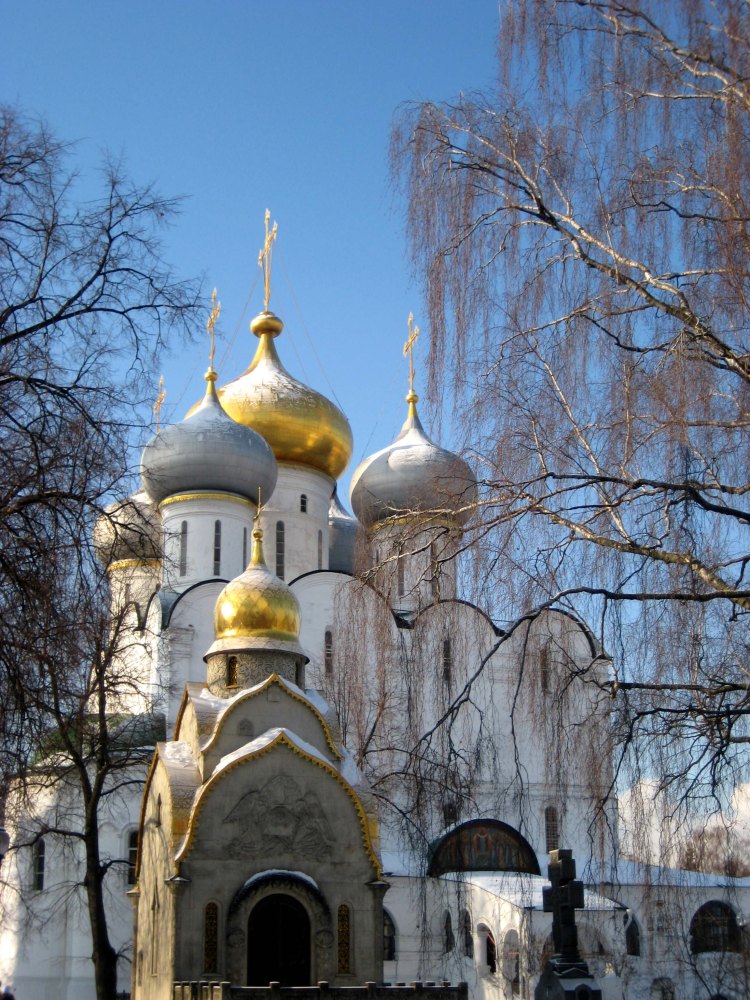 Novodevichy Convent outside of Moscow Russia