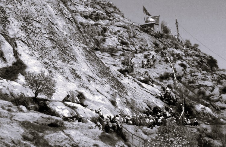 Pilgrims on Mt. Solomon