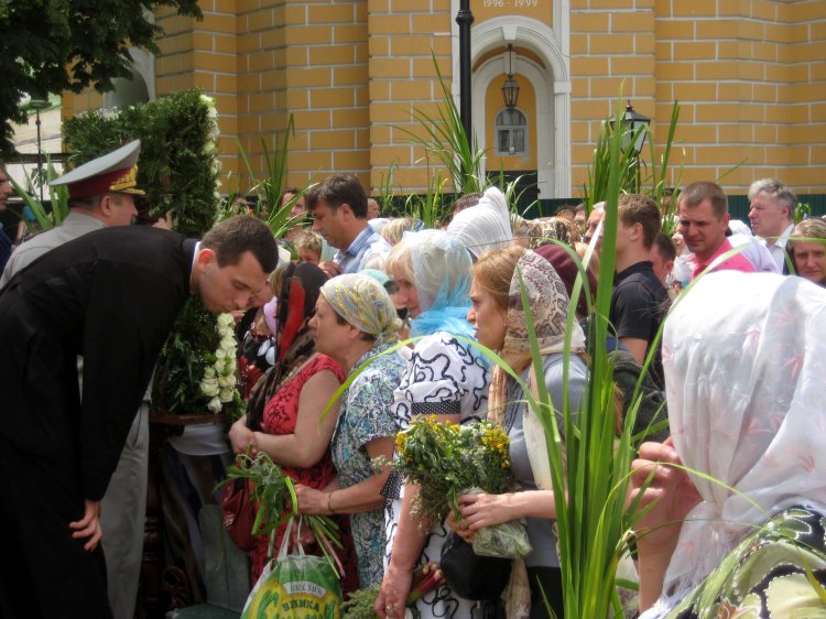 Priest at Lavra Kyiv Ukraine