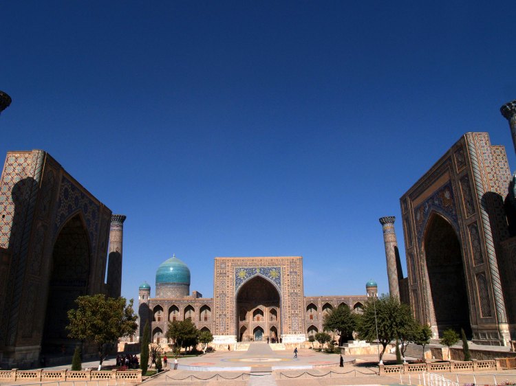 Registan in Samarkana Uzbekistan