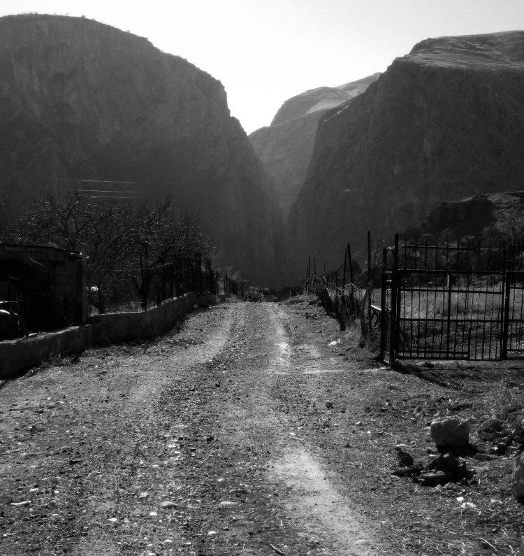 River gorge outside of Osh