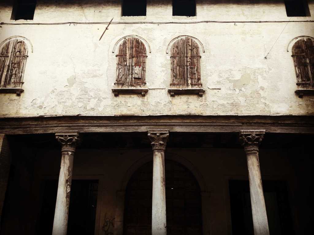 Rundown building in Venice