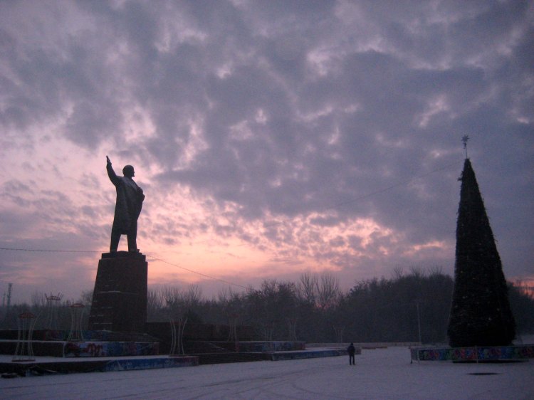 Statue of Lenin in Osh Kyrgyzstan