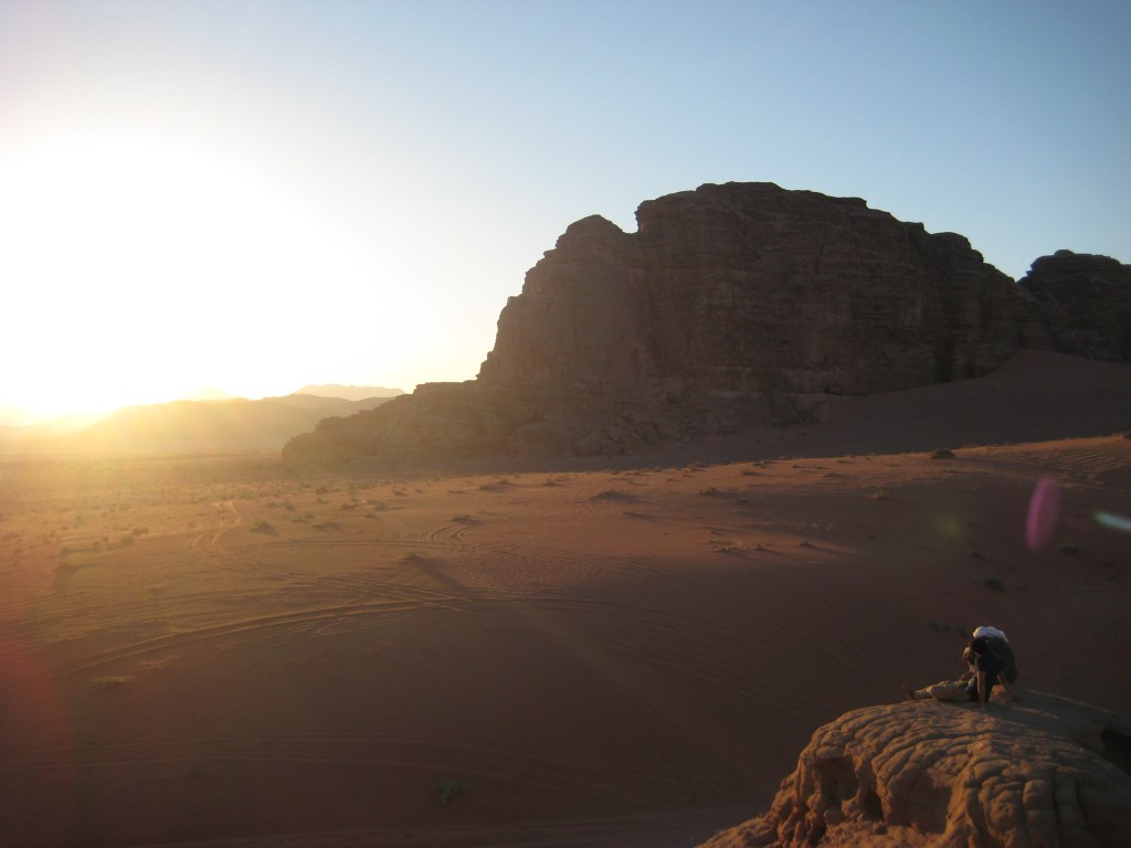 Sunset at Wadi Rum Jordan