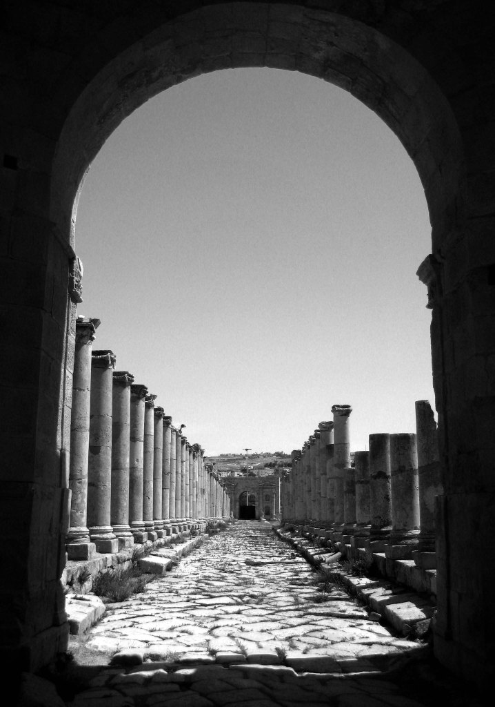 View from North Tetrapylon - Jerash